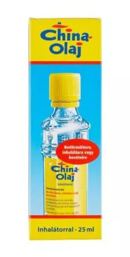 CHINA OLAJ INHALÁLÁSRA 25ML +INHALÁTOR