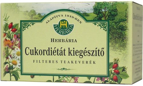 Herbaria cukordiétát kiegészítő filteres teakeverék 20x 73234
