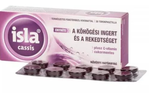 ISLA-CASSIS PLUS C VITAMIN SZOP TABL 30X