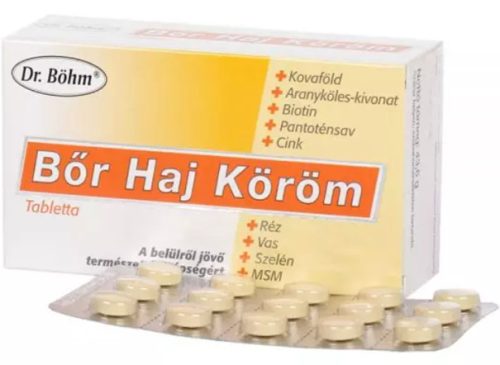 DR.BÖHM BŐR HAJ KÖRÖM TABLETTA 60X