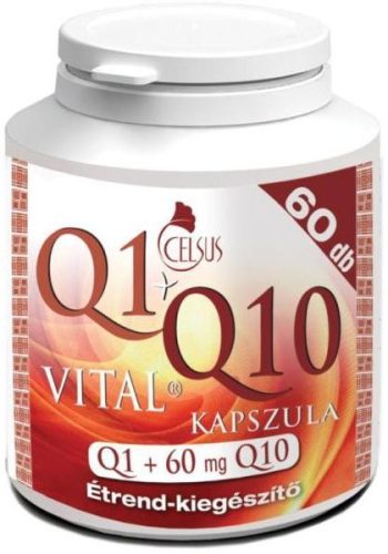 Q1 Q10 60MG VITAMIN KAPSZULA 60X CELSUS