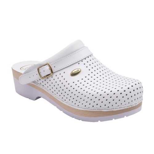 SCHOLL CLOG S/COMFB/S CE KLUMP 45 FEHÉR