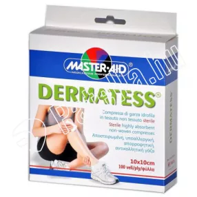 MA DERMATESS STND MULL 10X10CM 4X 25DB