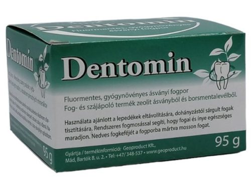 DENTOMIN ÁSV GYÓGYN FLUORMENT FOGPOR 95G