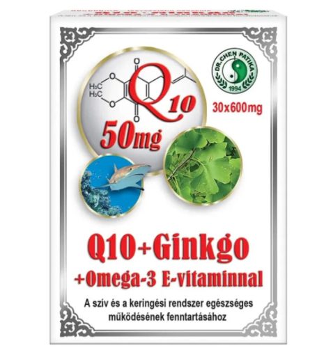 DR.CHEN Q10 GINKGO OMEGA-3 E KAPSZ 30X
