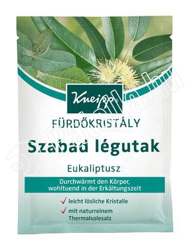 Kneipp szabad légutak eukaliptusz fürdőkristály 60 g 910545