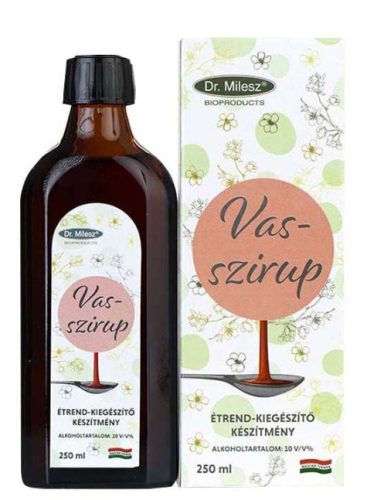 DR.MILESZ ALKOHOLOS VAS SZIRUP 250ML