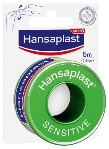 Hansaplast sensitive tapasz 5 m x 2,5 cm 46042