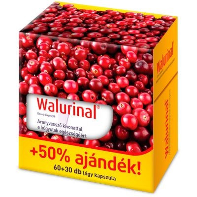 WALURINAL ARANYVESSZŐ KAPSZULA 60+30 WAL