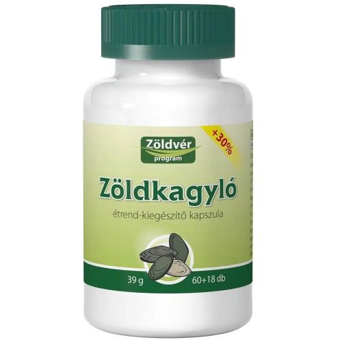 ZÖLDKAGYLÓ KAPSZULA 78X (60+18) KOMBUCHA