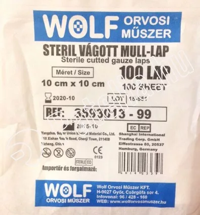 Mull lap steril 10x10 cm 100x 3593013 w