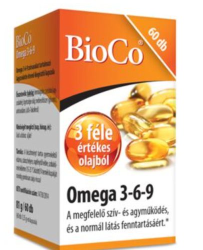 OMEGA-3,6,9 LÁGYZSEL KAPSZ 60X BIOCO