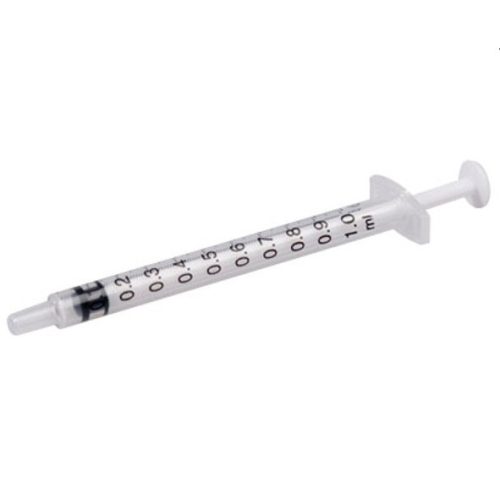 Inzolinos fecskendő 1 ml műanyag steril (tű nélkül)