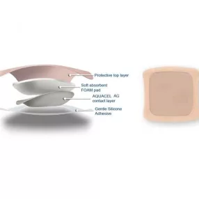 AQUACEL AG FOAM NEM ÖNTAPADÓ HABKÖTSZER 10 X 10 CM