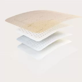   MEPILEX BORDER FLEX 5 RÉTEGŰ, EXTRA KOMFORTOS HABKÖTSZER 7,5 X 7,5 CM