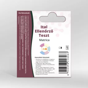   WhiteLab Drink Check italellenőrző tesztmatrica GHB, ketamin és flunitrazepám kimutatására