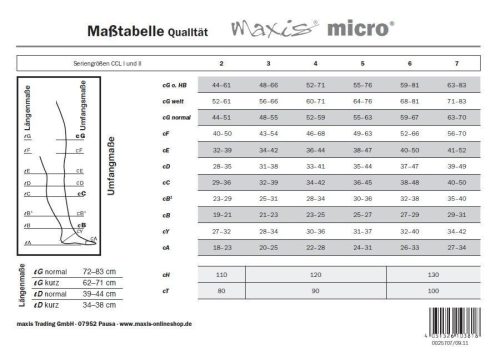 Maxis micro ag 2-es nero rövid nyitott orr II. kompresszió xb50502