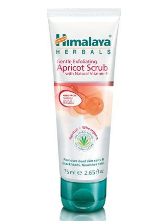 Himalaya barackos arcradír természetes E-vitaminnal 75 ml (gentle exfoliating apricot scrub)