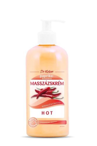 Masszázskrém hot 500 ml cellulit ellen is (dr Kelen) paprika kivonatos