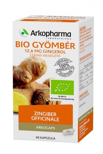 Arkocaps BIO gyömbér kapszula 40 db (immunrendszer)