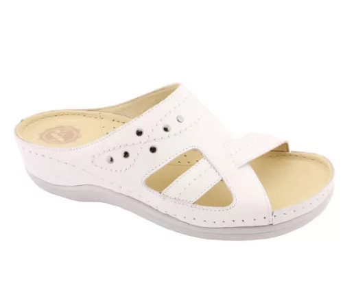 Salus liberty 4005/41-es fehér női kényelmi papucs
