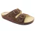 Salus férfi 5001/43-as barna kétcsatos kényelmi papucs