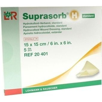 Suprasorb h standard 15 x 15 cm 20401 hydrokolloid kötszer vastag lappal steril (lohmann)