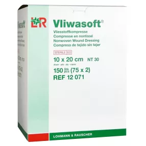   Vliwasoft steril 10 x 20cm (150 db/doboz) 12071 nedvszívó sebpárna (lohmann)