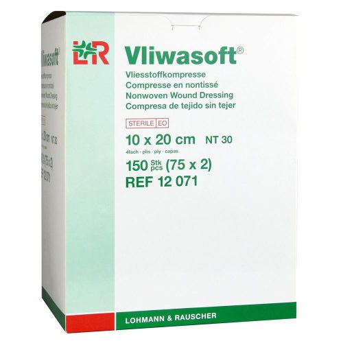 Vliwasoft steril 10 x 20cm (150 db/doboz) 12071 nedvszívó sebpárna (lohmann)