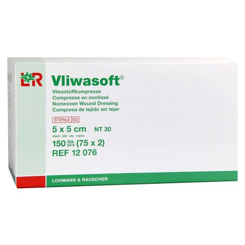 Vliwasoft steril 5 x 5 cm (150 db/doboz) 12076 nedvszívó sebpárna (lohmann)