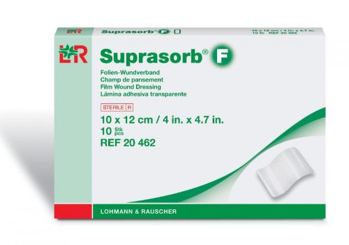 Suprasorb f 10 x 12 cm (10 db/doboz) 20462 filmkötszer steril (lohmann)