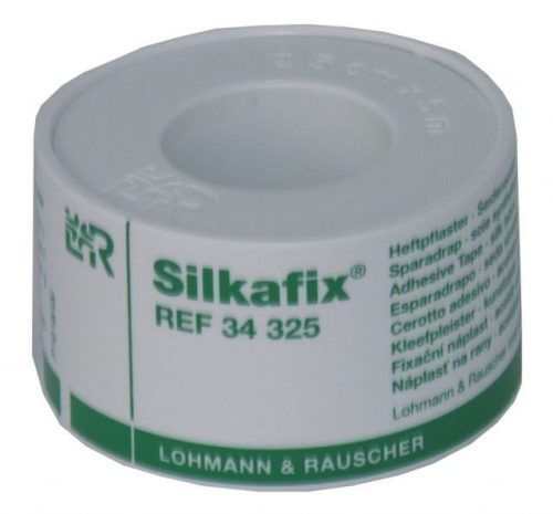 Silkafix 34324 1,25 cm x 5 m selyem ragtapasz (lohmann)