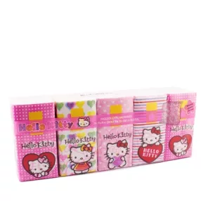 Hello kitty papírzsebkendő 10 x 9 db 4 rétegű 21x21 cm