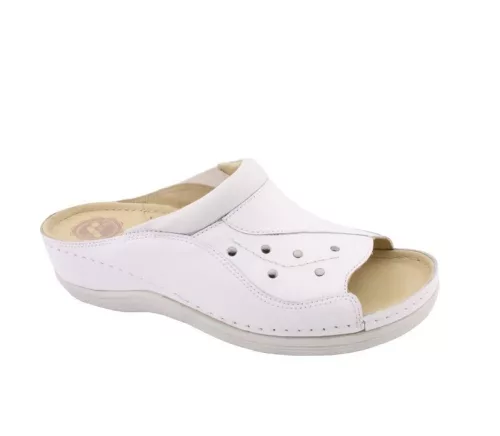 Salus daisy papucs fehér 4011 35-42 méretek (kényelmi papucs)