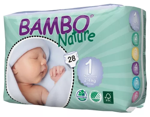 Bambo gyermekpelenka 1-es 2-4 kg (újszülötteknek)