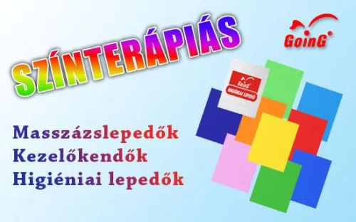 Színterápiás lepedő 80 x 200 cm több színben