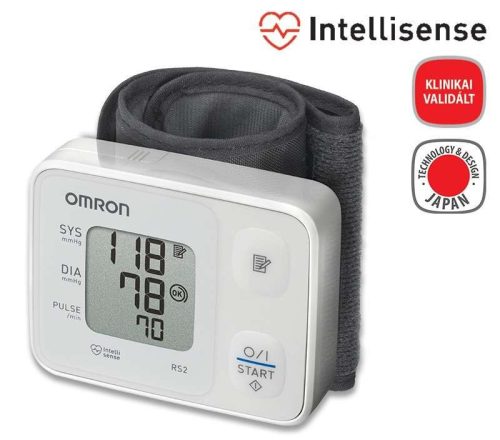 Omron Rs2 csuklós vérnyomásmérő 30 memória