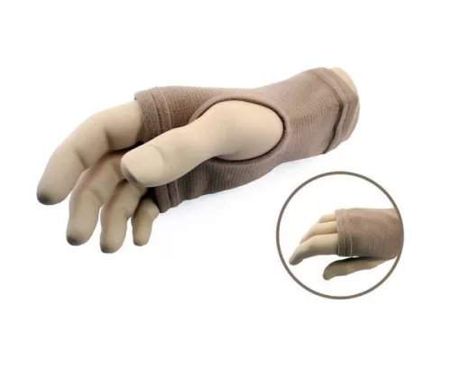 Biofix beige teljes csuklóvédő hüvelykujj nyílással S - XXL méretek (lloveras)