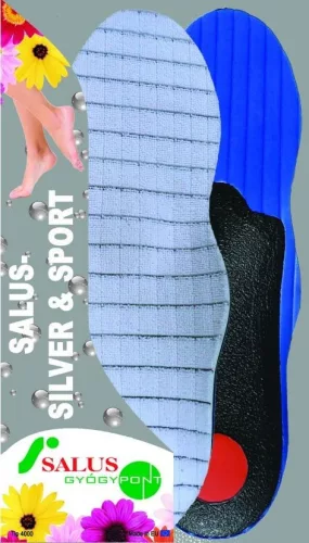 Salus silver és sport ezüstszálas antibakteriális talpbetét (4000) 35 - 46 méretek