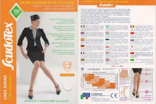 Scudotex s-835 harisnyanadrág 180 den szuper erős sarok és nadrágrész megerősítéssel 2 - 6 méretek