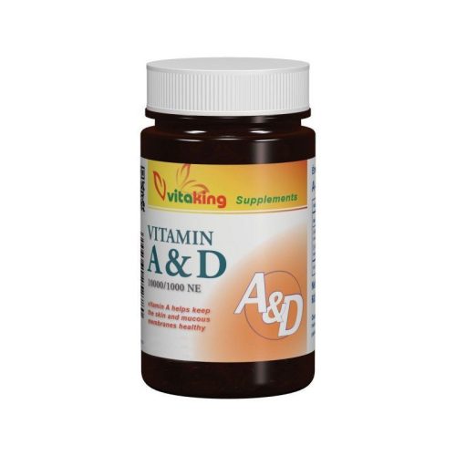 Vitaking A & D vitamin 60 darabos gélkapszula A-10000ne D-1000ne