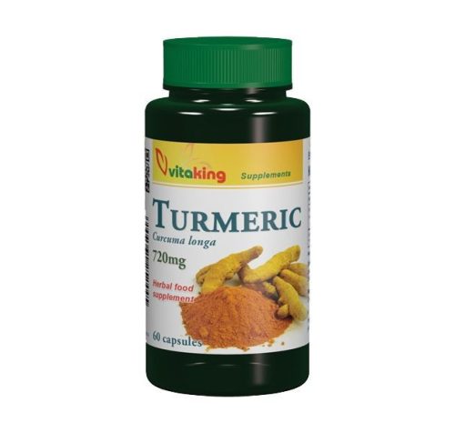 Vitaking kurkuma 720 mg vitamin 60 darabos kapszula