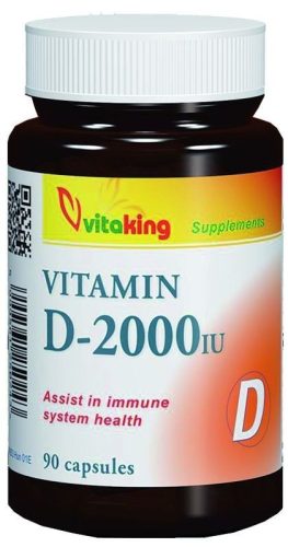 Vitaking D-2000 vitamin 90 darabos kapszula