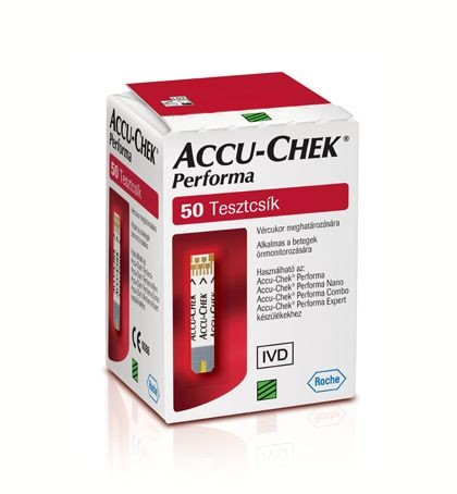 Accu-chek performa glucose tesztcsík 50 db/doboz