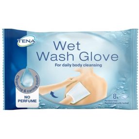 Tena nedves mosdató kesztyű