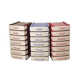   Gyógyszeradagoló heti medi box emeletes (különböző színek)