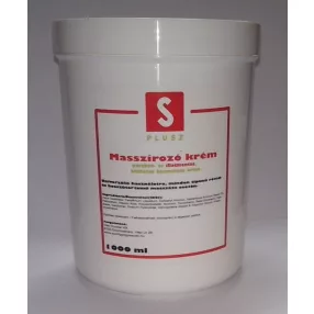   S-plusz masszírozó krém 1000 ml parabén és parfümmentes
