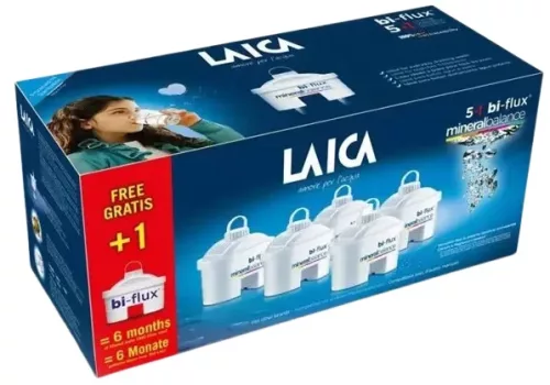 Laica bi-flux vízszűrőbetét 5+1 db-os ca+mg (mineral balance)