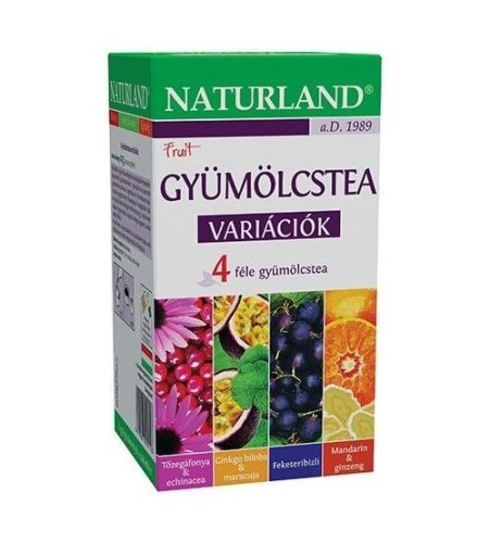 Naturland gyümölcs tea variációk 20x