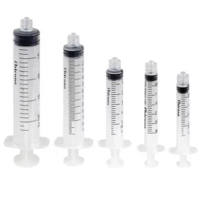   2 ml egyszerhasználatos fecskendő csavaros vég luer lock 3 részes (chirana injecta)